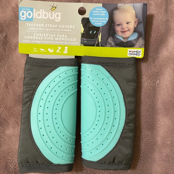Gold Bug teething strap covers - Picture 1 of 2